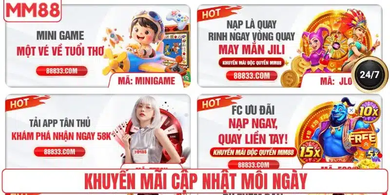 MM88 là gì 3 Khuyến mãi cập nhật mỗi ngày